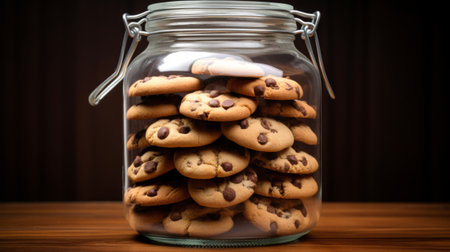 cookies in a jarの素材