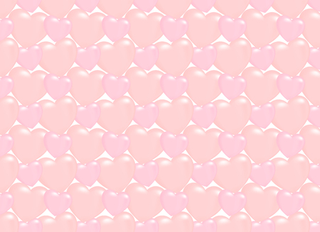 Seamless heart pattern background.のイラスト素材
