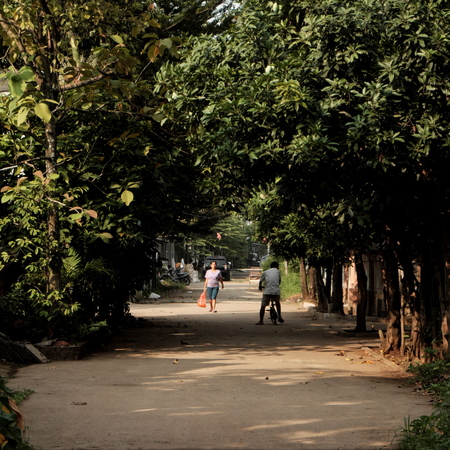 Bogor Neighborhood Village road viewのeditorial素材