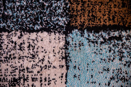 Abstract colorful grunge background with copy space - Close up carpet textileの写真素材