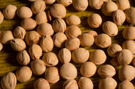dried chickpeas also used for cushion or warmer stuffing, during the covid pandemic many handicrafts and recycling natural ingredients were rediscoveredの写真素材