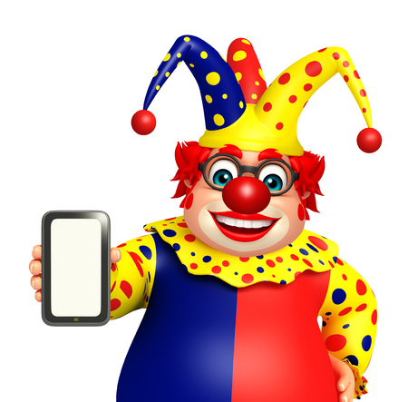 Clown with Tabの写真素材