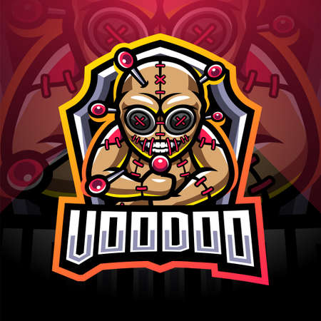 Voodoo esport mascotのイラスト素材