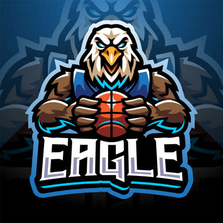 Eagle sport sport mascot emblemのイラスト素材