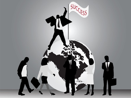 Business successのイラスト素材