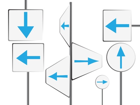 Direction signsのイラスト素材