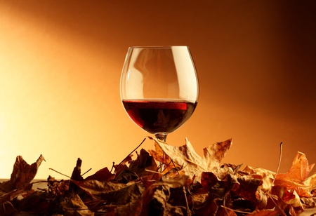 glass of red wineの写真素材