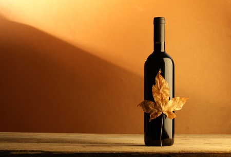 wine red bottleの写真素材