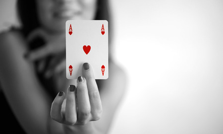 ace of hearts in your hand