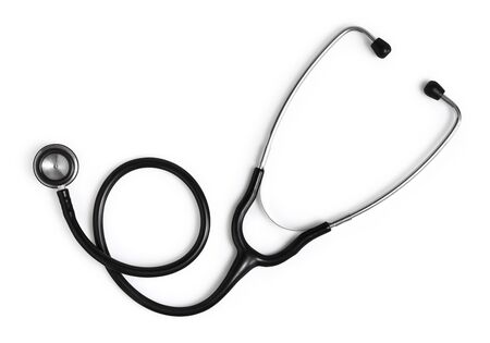 medical stethoscope isolated on white background.の写真素材