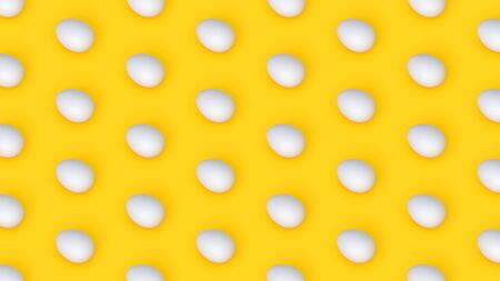 Wallpaper in the form of an egg pattern.の写真素材
