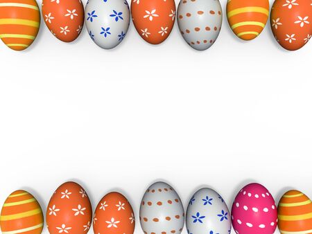 Egg mockup for your Easter poster, banner, flyer, greeting card design. Happy Easterの写真素材
