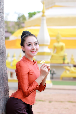 Welcome Songkran Festival in Thailandの写真素材