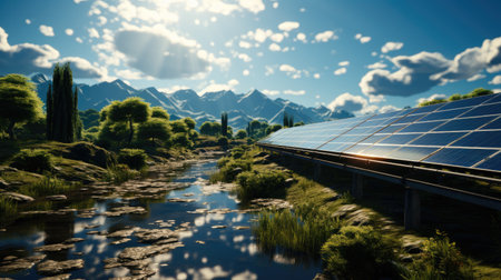 Solar panel, photovoltaic, alternative electricity source.の素材