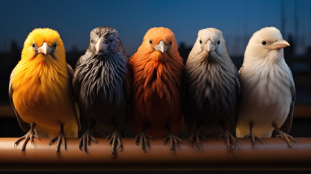 Group of bird.の素材