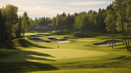 Beautiful Golf Course.の素材