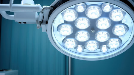 Surgical lamps in operation room.の素材