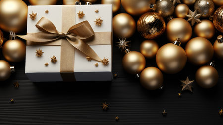 Gift boxes, Christmas gift boxes as holiday background.の素材