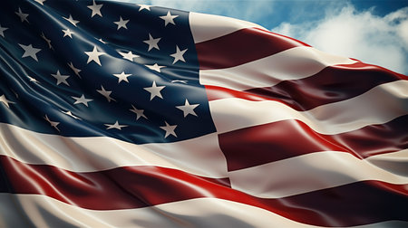 American Flag background.の素材