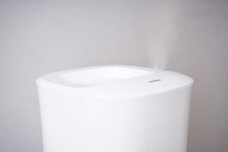Modern humidifier on color background. Closeupの写真素材