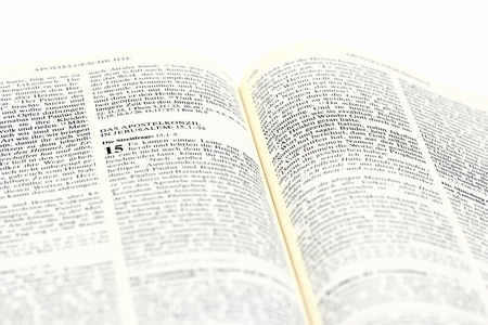 Open Bibleの写真素材