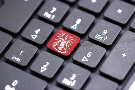 Candle Keyboardの写真素材