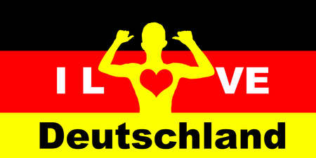 i love germanyの写真素材