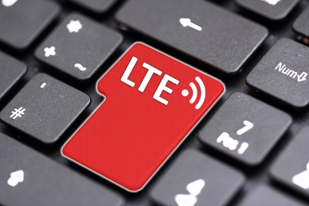 lte on a keyの写真素材