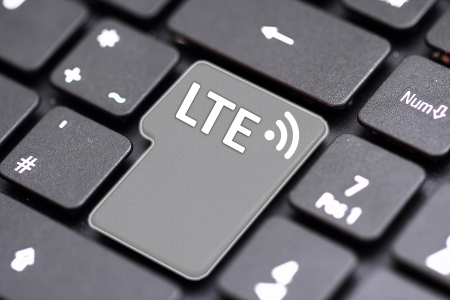 lte on a keyの写真素材