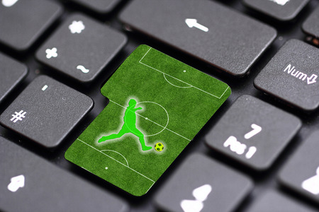 brazil 2014 on a key の写真素材