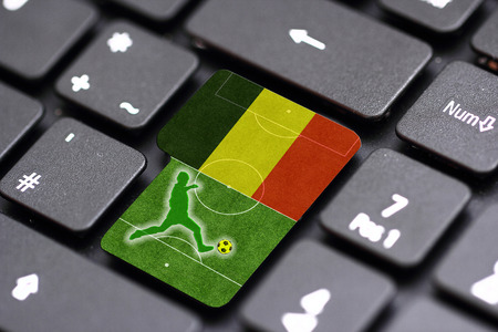 brazil 2014 on a key の写真素材