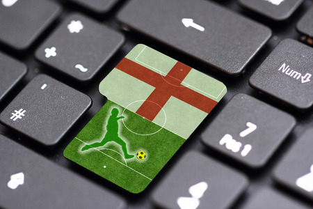 brazil 2014 on a key の写真素材