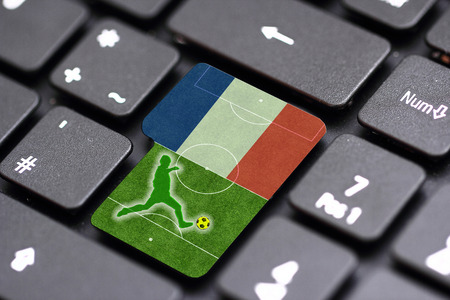 brazil 2014 on a key の写真素材