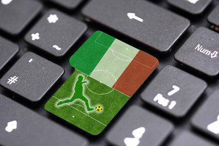 brazil 2014 on a key の写真素材