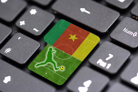 brazil 2014 on a key の写真素材