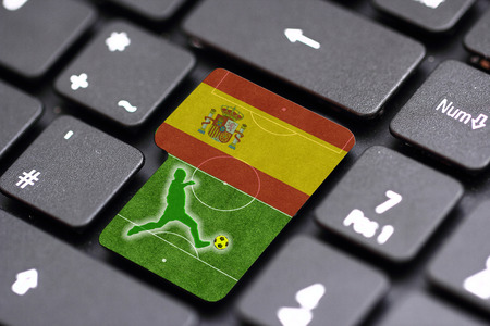 brazil 2014 on a key の写真素材