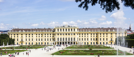 Schoenbrunn Palace in Viennaのeditorial素材