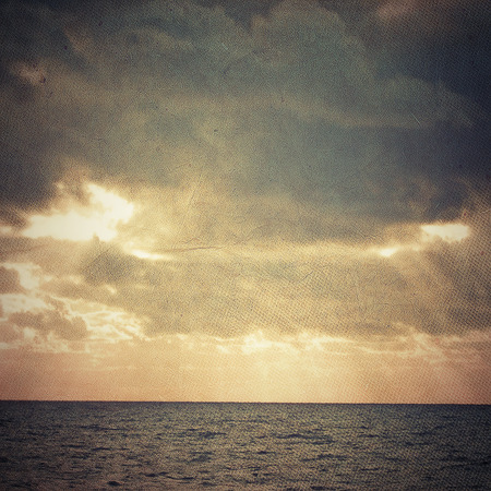 Beautiful sunsetの写真素材