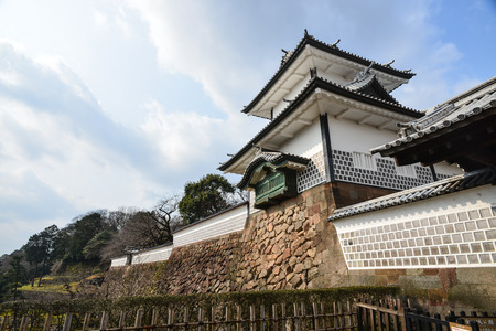 tower of kanazawa castle in kanazawaのeditorial素材