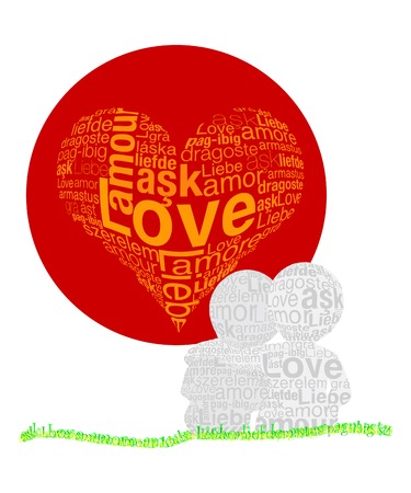 Love in any languageのイラスト素材