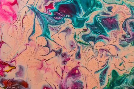 Abstract painted oil texture full color and multicolored. canvas texture background. liquid pattern texture background. paintings with marbling. Marble texture. Paint splash. Colorful fluid.high qualityの写真素材