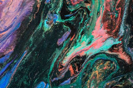 Abstract painted oil texture full color and multicolored. canvas texture background. liquid pattern texture background. paintings with marbling. Marble texture. Paint splash. Colorful fluid.high qualityの写真素材