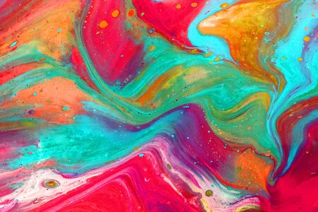 Abstract painted oil texture full color and multicolored. canvas texture background. liquid pattern texture background. paintings with marbling. Marble texture. Paint splash. Colorful fluid.high qualityの写真素材