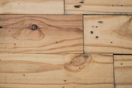 Wooden brown and white color background and texture of a wooden wall made of boards. Modern...