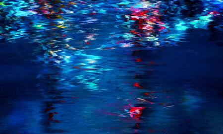 sea blue neon colorful hot explosion liquid paint Abstract watercolor background