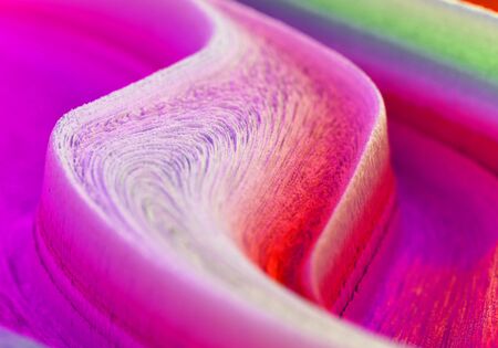 Neon colorful purple and white hot explosion liquid paint and Decorative bright texture fluid cloud blue backgroundsの写真素材