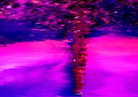 dark purple and blue neon colorful hot explosion liquid paint Abstract watercolor backgroundの写真素材