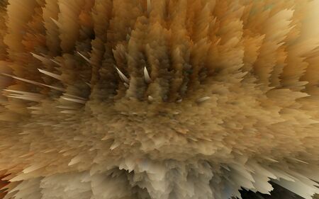 dark golden big bang Crumpled Abstract ink background and Texture Background