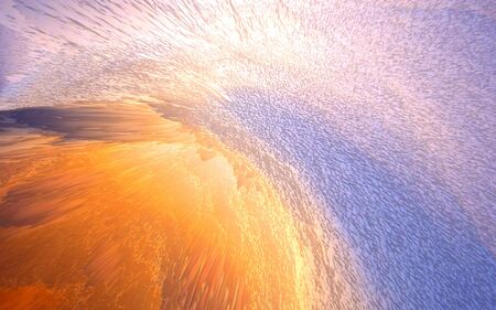 orange and white big bang Crumpled Abstract ink background and Texture Background
