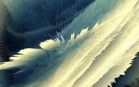 dark blue and cream big bang Crumpled Abstract ink background and Texture Backgroundの写真素材